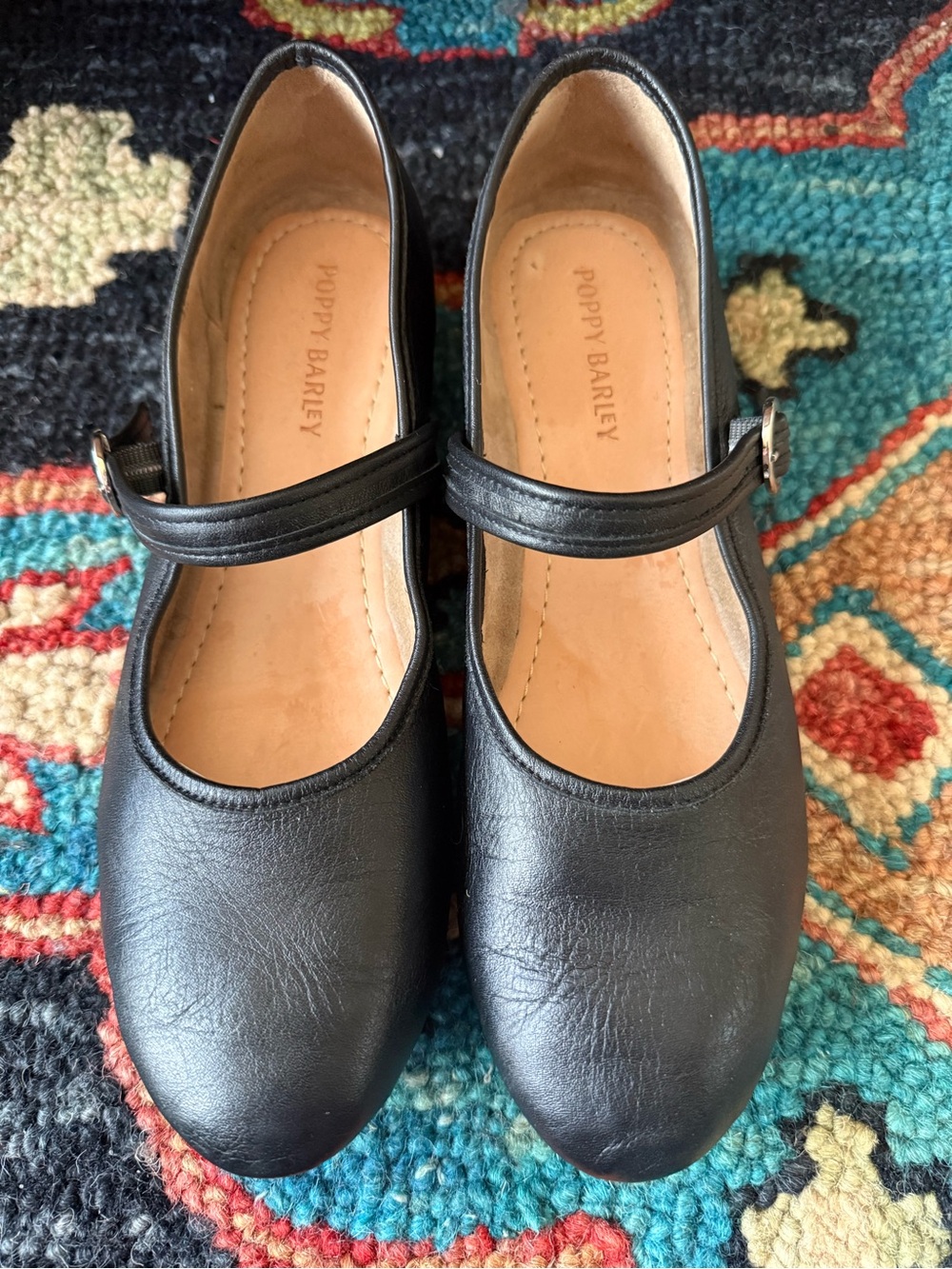 Poppy Barley Handcrafted - The Modern-Day Mary Jane. Worn once. Gorgeous! Sz 10